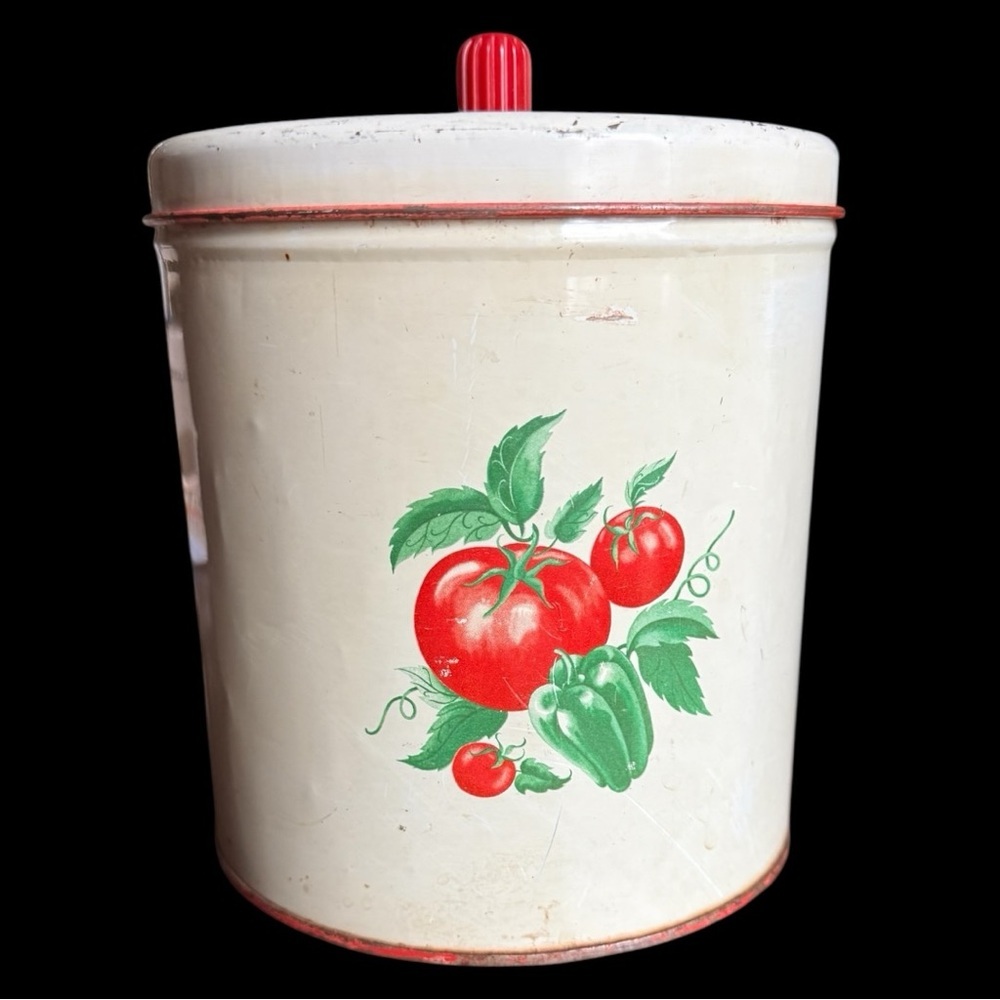 Vintage Metal Kitchen Canister - Maid of Honor Brand